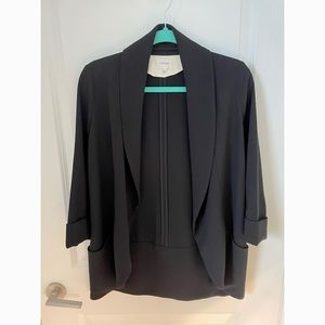 Wilfred Black Open Front Blazer - Size 0